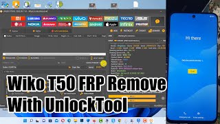 Wiko T50 FRP Remove With UnlockTool