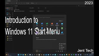 Introduction to Windows 11 Start Menu