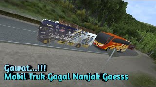 Gawatt gaesss!!! Mobil Truknya Gagal Nanjak