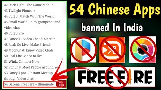 54 app ban list | 54 app ban today | 54 app ban news | 54 Chinese Apps Banned In India