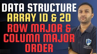 Data Structure Lecture-1 | 1D array & 2D array RMO | GATE/ CGSET 2024/ PSU/ SEM