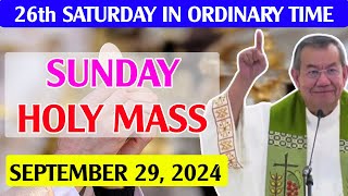 ✅SUNDAY HOLY MASS LIVE TODAY - 4:00 AM Sunday SEP 29, 2024 || 26th Sunday in Ordinary Time