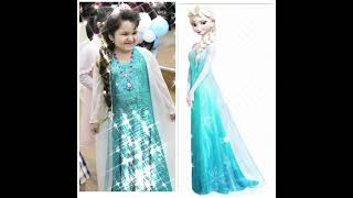 #DisneyLook #Frozen #ElsaLook Waliha's 5th birthday look