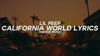 Lil Peep - California World Ft. Craig Xen (Lyrics / Lyric Video)