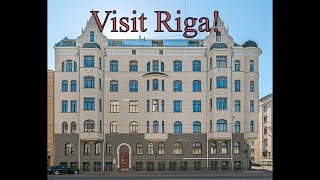 VISIT RIGA! Latvia's Beautiful Architecture Streets and Parks. Art Nouveau. Skaistā Rīga. Рига. №127