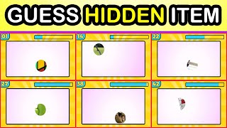 GUESS THE HIDDEN ITEM QUIZ | New quiz 2023 | 50 General Items to guess | 10 seconds | Item quiz #1