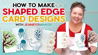 Layer Intricate Paper For Gorgeous Shaped Edge Cards