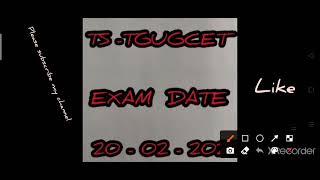 TS -TGUGCET exam date 20-02-2022 students mee kosam education