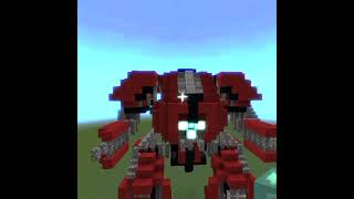 Hulk Buster Mark-2 in Minecraft | #shorts #minecraft #ironman