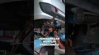 Toyota Avanza Upgrade pasang Header 421 NDK Exhaust setelah pasang Resonator dan Muffler DK 03 v3