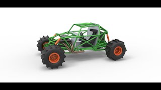 3D printable Formula Off Road Version 2 Base Scale 1:25 3D model view