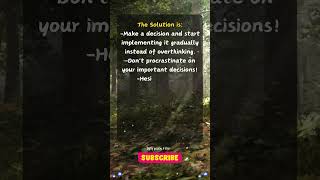 Wasting life signs:procrastinating on important decisions .#videoshort #motivation #daily #quotes