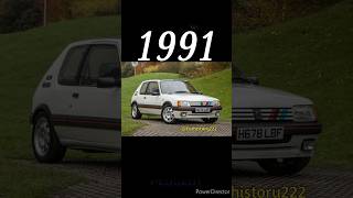 Evolution of Peugeot 208 (1991-2023) #peugeot208