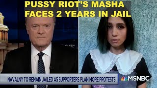 Nadya Tolokonnikova at Lawrence's Last Word, MSNBC: Pussy Riot's Masha faces jail, Navalny, protests