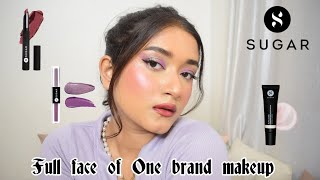 Full Face of SUGAR Cosmetics • One Brand Makeup Look - SUGAR Cosmetics