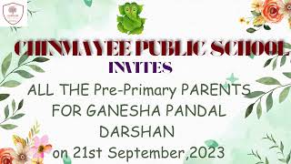 "Ganesha Pandal Darshan & Creative Activity for Pre-Primary Parents"