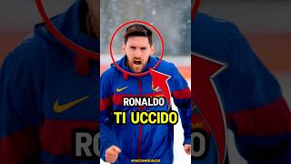 Lei Messi stava per picchiare Cristiano Ronaldo ❌#ronaldo #calcio #shortsvideo #messi