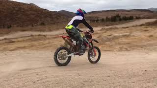 Jake Glaze and Linkin Glaze Riding at Jamul MX