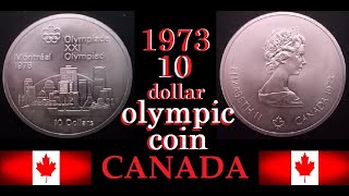 1973 OLYMPIC 10 DOLLAR COIN