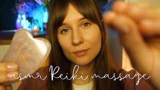 ASMR po polsku 🌙 Oczyszczanie Energii 🪐 Masaż Twarzy Roleplay (szept & soft spoken)