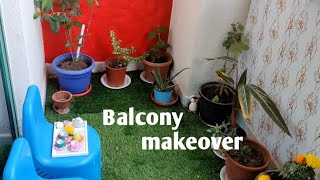 Small Balcony Makeover/ Budget Friendly Balcony Makeover