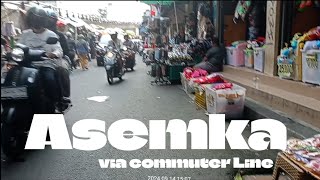 walking around station  | Stasiun Depok Baru Jakarta kota Asemka pasar pagi Tambora Jakarta Barat