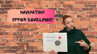 Exploding Offers?? How To Navigate Offer Deadlines!