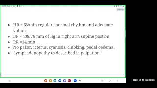 Case Presentation - Carcinoma Thyroid (15.11.22)