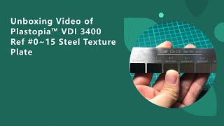 Unboxing Video of Plastopia VDI 3400 Ref 0,3,6,9 12,15 Steel Plate