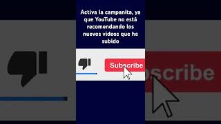 Suscríbete, dale Like, comenta y sobre todo: Activa la campanita!