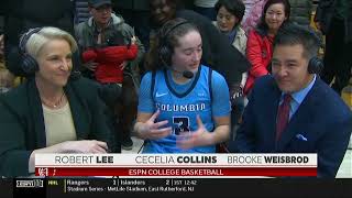 Postgame: WBK | Cecelia Collins on Win vs. Harvard (ESPNU)