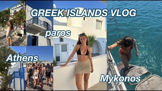 WE DON'T REMEMBER MYKONOS - GREECE VLOG - GREEK ISLAND HOPPING CONTIKI PT 1 - PAROS AND MYKONOS VLOG