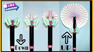 How To Make A Beautiful Fairy Magic Wand | Paper Flower Fan | Popup Fairy Magic Wand |#DIY#Origami❤️