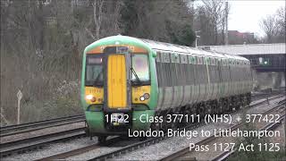 (4K) Trains at Anerley, BML - 30/12/2021