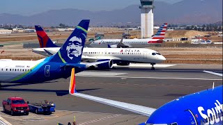 Hollywood Burbank Airport - Plane Spotting August 6, 2024