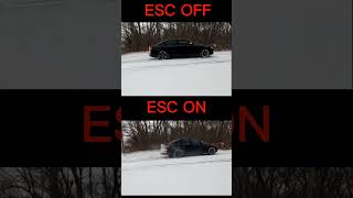 Audi A4 B8.5 ESC off and on in snow