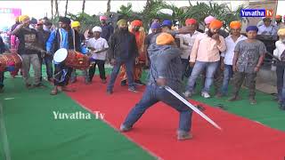 Sword Performance at Telangana Bhavan | Yuvatha Tv