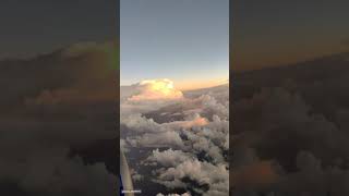 Did you see the Lightning? | Flight View | Travel | Subscribe for more #texas #usa #inshorts