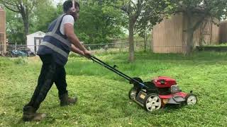 What Do I Listen To While Working??? Mowing Time lapse + PODCAST(Lawn Vlog Pt7)