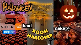 HALLOWEEN ROOM MAKEOVER! Haul + Vyzdobení Pokoje Na Podzim