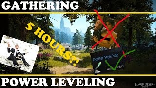 Gathering Power Leveling FOR CASUALS!! - Black Desert Online ♠