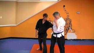 Obscure Claws - Kenpo self defense technique for a rear shoulder grab