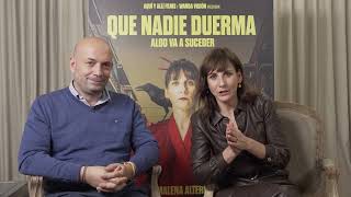 Que nadie duerma , entrevista a Malena Alterio