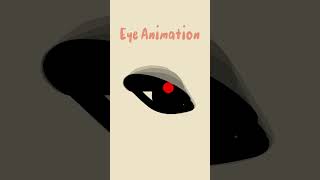 Applying spacing on an eye animation  #animation #framebyframe #2danimation