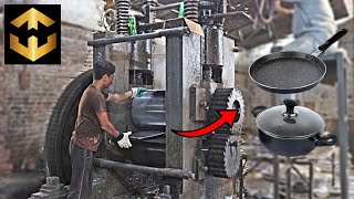 How to Make Non Stick Pots Pan in Factory | Amazing Manufacturing NonStick Cookware Pots