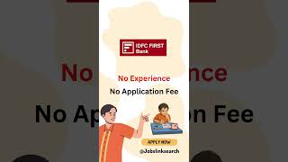 IDFC Work from home #idfc #jobsearch #jobs #jobs2023 #bankjobs #jobseekers #jobnews #job #jobvacancy