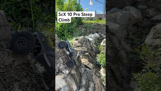 SCX 10 Pro steep climb #fypシ゚viral #rccrawler