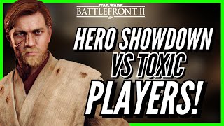 Toxic Trash Talker gets owned Star Wars Battlefront 2 Hero Showdown Gameplay