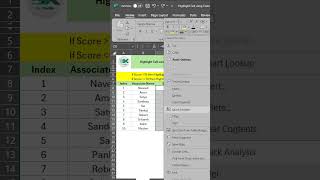 Highlighting Cells Using Custom Format in Excel