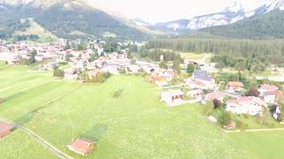 Bebop2 : Ehrwald village, low altitude, panorama